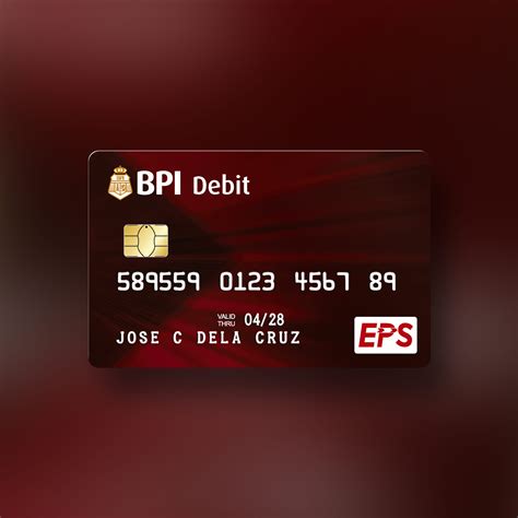 cvv in debit card bpi|EMV Cirrus Red .